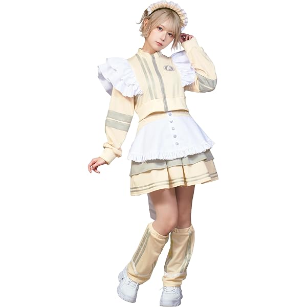 Amazon.co.jp: [Malymoon] メイド ジャージ メイド服 リボン フリル